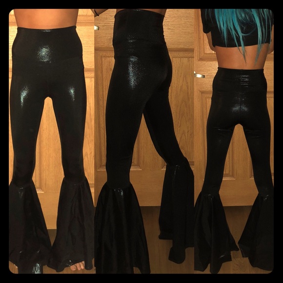spandex bell bottom pants